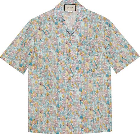 Gucci x Liberty London Floral Bowling Shirt 'Multicolor' 